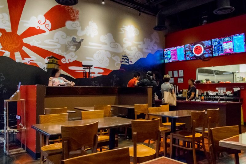 Volcano Grille offers vegan options on their fast casual teppanyaki menu. For more vegan dining in Las Vegas, visit www.vegansbaby.com/vegansbaby2018