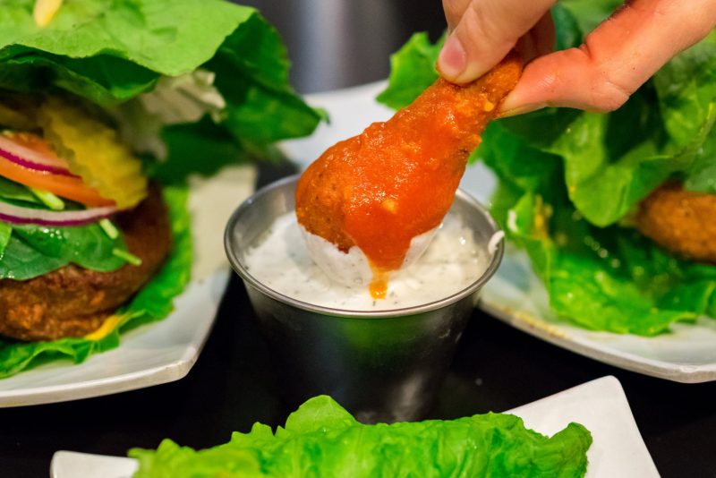 Wing King is serving up vegan options including vegan wings made in house! For more vegan restaurants in Las Vegas, visit www.vegansbaby.com/vegansbaby2018