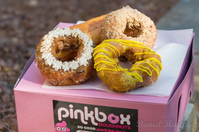 Pinkbox Doughnuts in South Summerlin has added vegan donuts to their menu! For more vegan dining in Las Vegas, visit www.vegansbaby.com