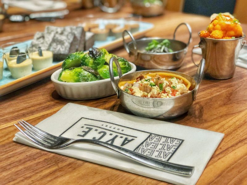If you're looking for a vegan buffet in Las Vegas, head over to AYCE inside The Palms Resort Casino for options. For more vegan options in Las Vegas, visit www.vegansbaby.com