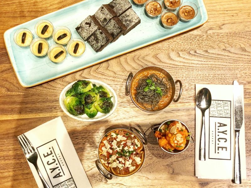 If you're looking for a vegan buffet in Las Vegas, head over to AYCE inside The Palms Resort Casino for options. For more vegan options in Las Vegas, visit www.vegansbaby.com/vegansbaby2018