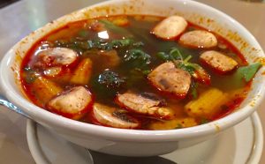 Komol has Las Vegas' largest vegan Thai food menu. For more vegan food in Las Vegas, visit www.vegansbaby.com/vegansbaby2018