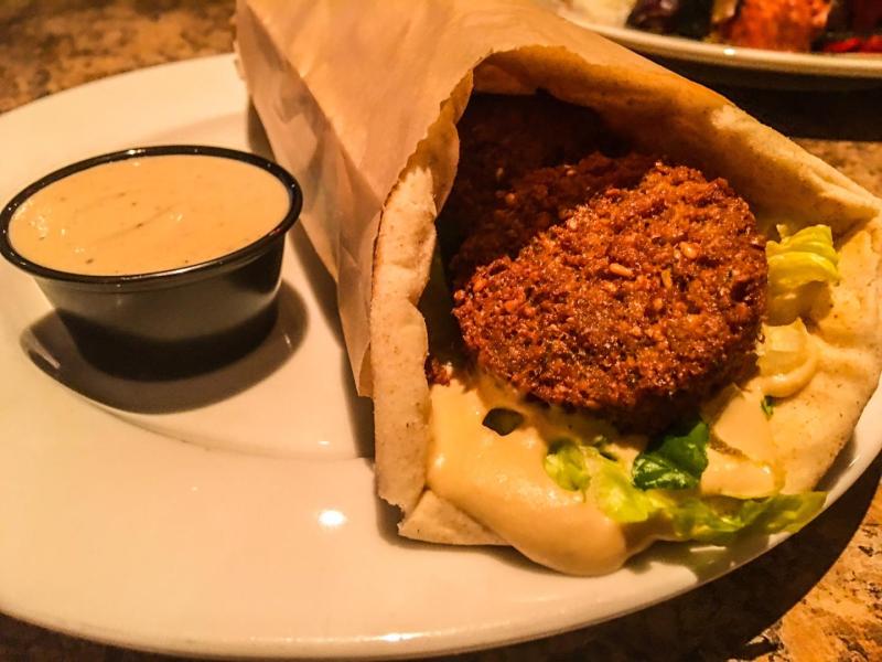 The best falafel in town? Perhaps. Check out Paymon's Mediterranean Cafe & Lounge to try out all the vegan Mediterranean offerings. For more vegan dining options in Las Vegas, check out www.vegansbaby.com/vegansbaby2018.