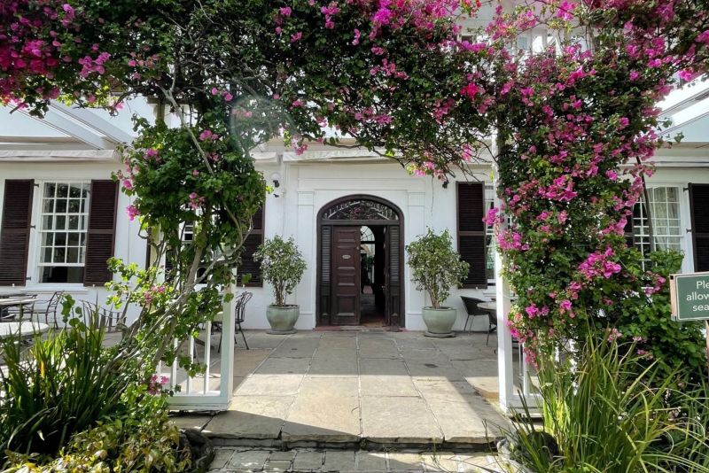 hotel exterior that reflects vegan-friendly accommodation standards
