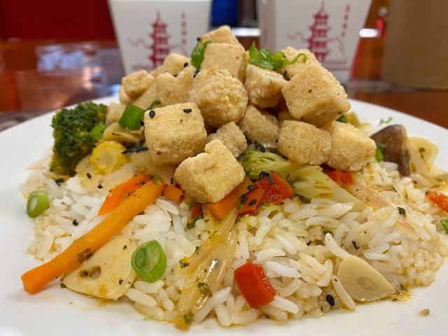 ChinaLatina is a vegan-friendly restaurant in Las Vegas. Serving Chinese and Latin-influenced dishes, Chef Beni Velazquez's menu offers plenty of vegan options from ramen to rice and more. For more vegan options in Las Vegas, visit www.vegansbaby.com