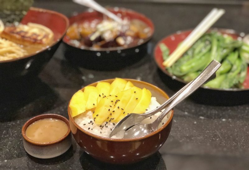 A look at the vegan options at Send Noodles inside The Palms Resort. For more vegan dining options in Las Vegas, visit www.vegansbaby.com/vegansbaby2018