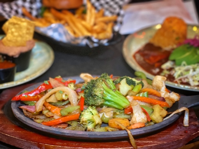 Carlos 'N Charlie's is a vegan-friendly restaurant at The Flamingo Hotel Las Vegas. For more vegan options on The Strip, visit www.vegansbaby.com
