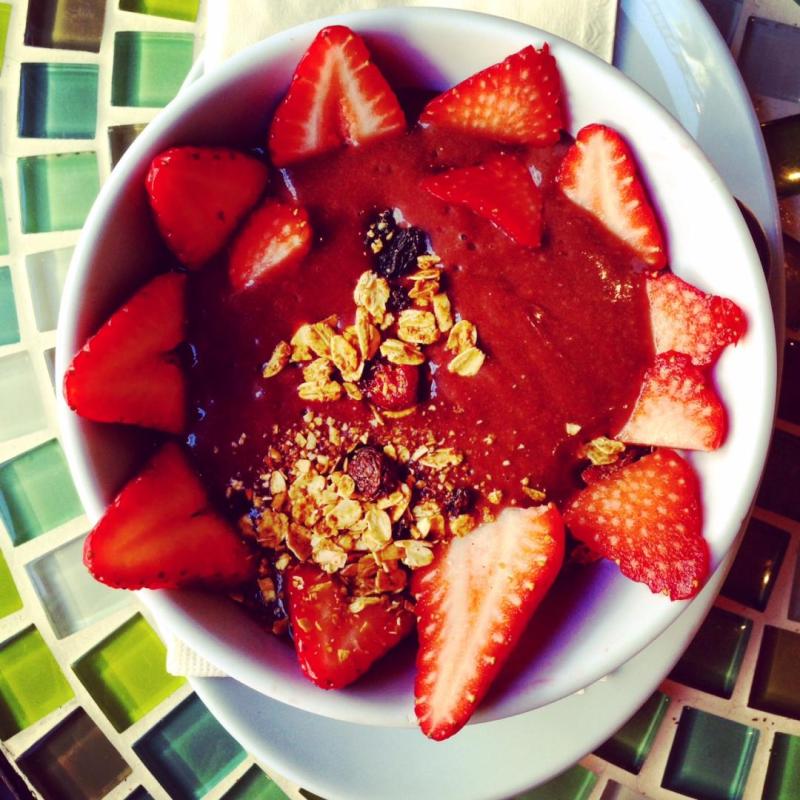 With a few vegan options, Rachel's Kitchen includes healthy juices. salads and more. For more vegan dining options in Las Vegas, visit www.vegansbaby.com/vegansbaby2018