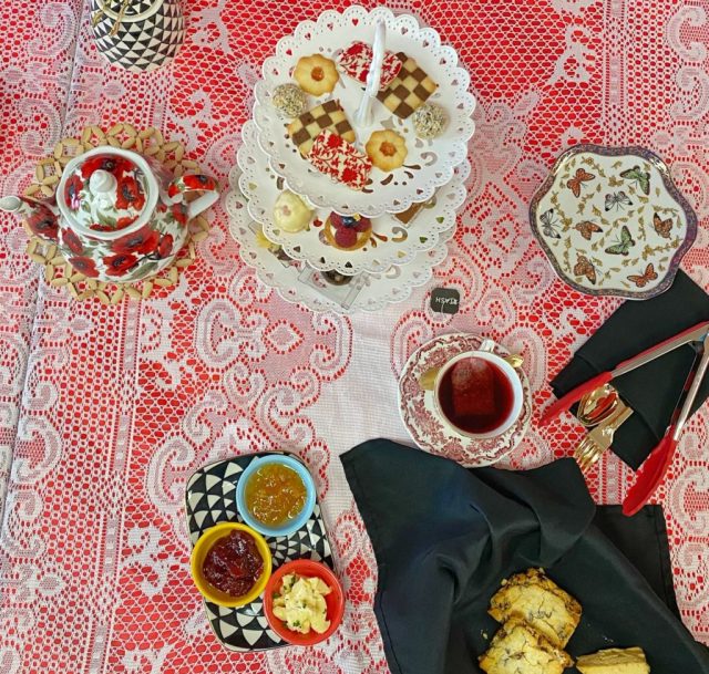 Queen of Hearts offers vegan high tea in Las Vegas. For more vegan dining in Las Vegas visit www.vegansbaby.com