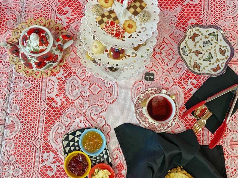 Queen of Hearts offers vegan high tea in Las Vegas. For more vegan dining in Las Vegas visit www.vegansbaby.com