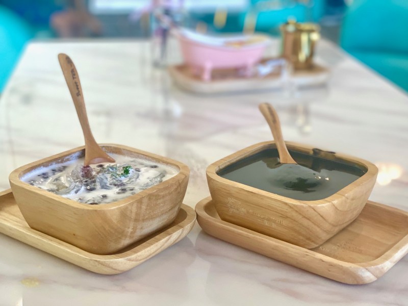 Sweet Talk is a vegan-friendly boba and dessert shop in Las Vegas. For more vegan options in Las Vegas visit www.vegansbaby.com