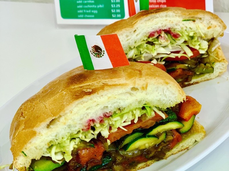 Tortas Vegas is a vegan-friendly restaurant in Las Vegas. For more vegan options in Las Vegas visit www.vegansbaby.com