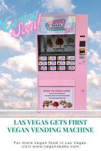 Vintage Vegan Diner Vending Machine is first vegan vending machine in Las Vegas. For more vegan dining news visit www.vegansbaby.com